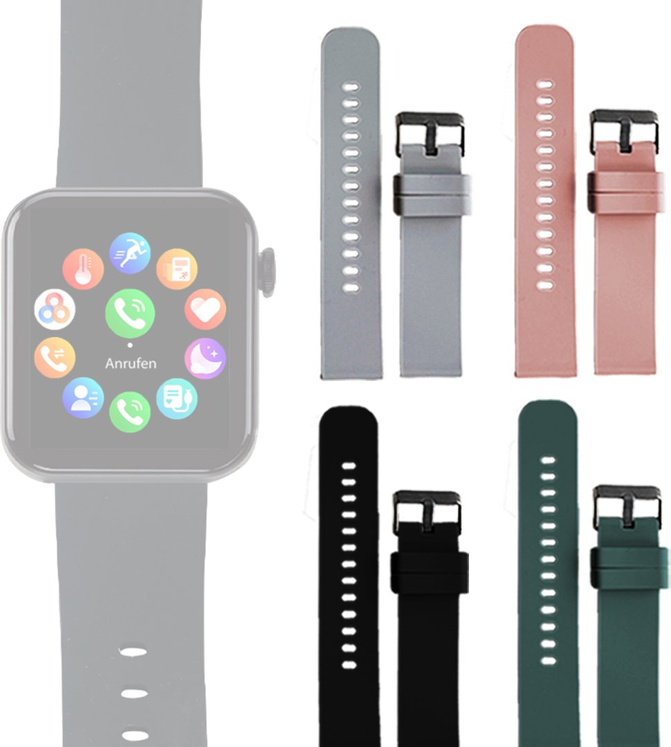 Kendox LifeTracker Ersatzarmbänder 4er-Set