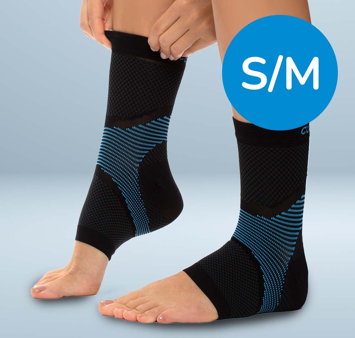 Copper Fit ICE Ankle Sleeve kühlende Knöchelbandage /S-M