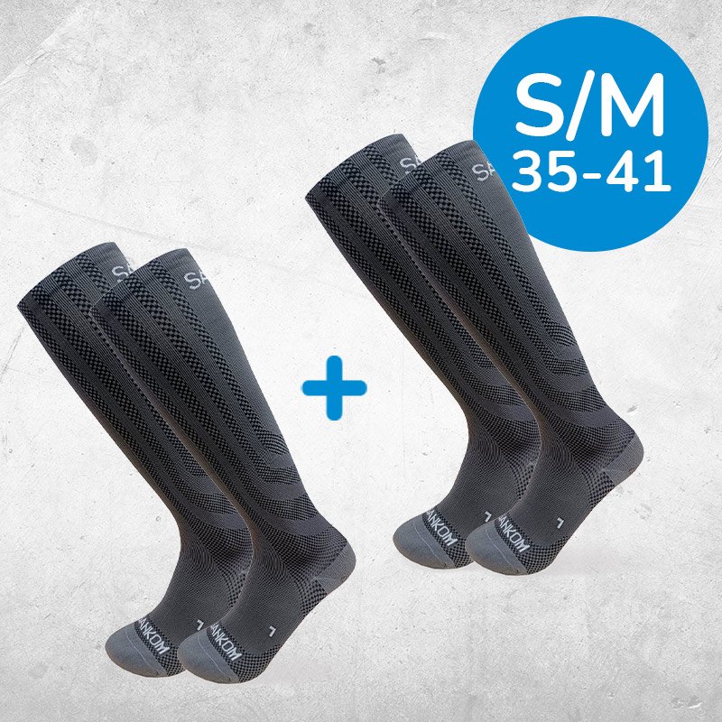 SANKOM Light Socks revitalisierende Stützstrümpfe 1+1 GRATIS