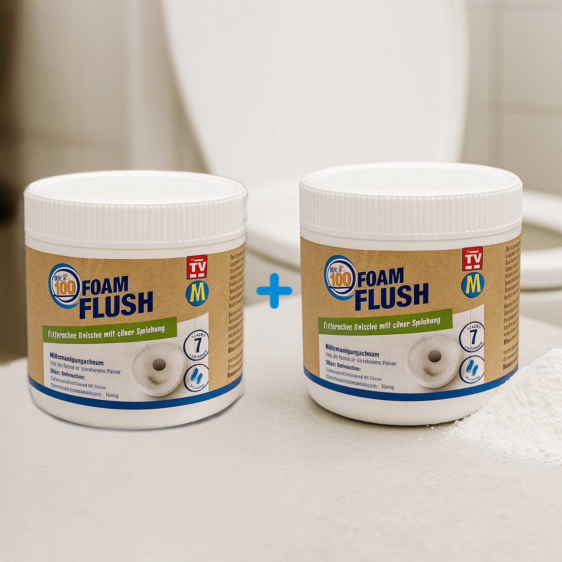 Pure100 FoamFlush Aktivreinigungsschaum 500 g 1+1 GRATIS