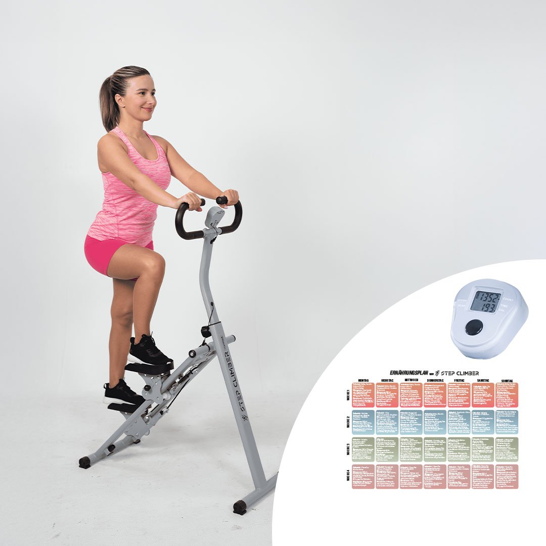 Kendox StepClimber zusammenklappbarer Ganzkörper-Stepper