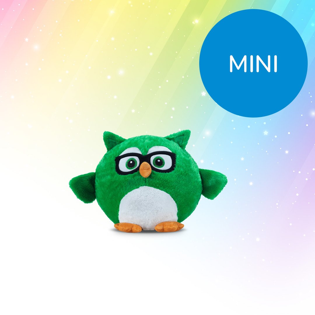 Emotion Owls - Mini Finus Eule / grün Kuscheltier