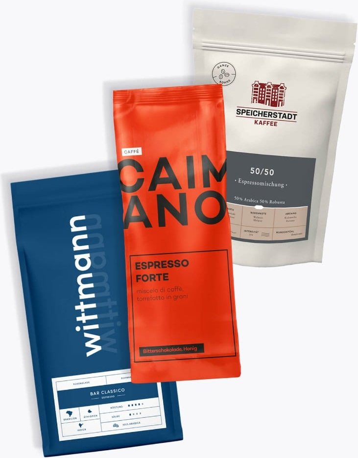 Thumbnail - Säurearmer Espresso - Probierpaket 750g
