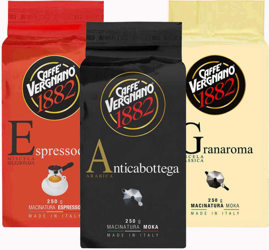 Caffè Vergnano Probierpaket 750g gemahlen