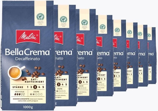 Melitta® BellaCrema Decaf 8 x 1kg