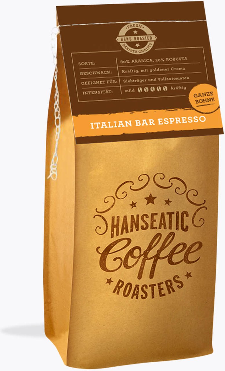 Hanseatic Coffee Roasters Italian Bar Espresso 250g
