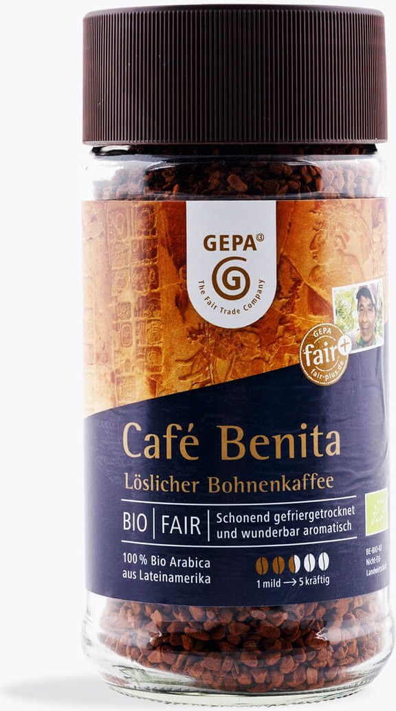 GEPA Bio Café Benita 100g Instant Kaffee
