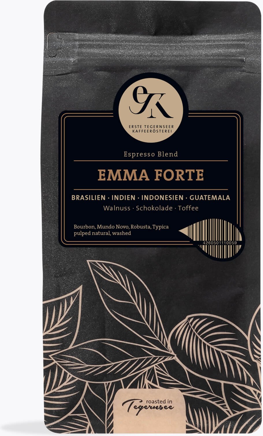Thumbnail - Erste Tegernseer Kaffeerösterei Espresso „Emma Forte“ 1kg