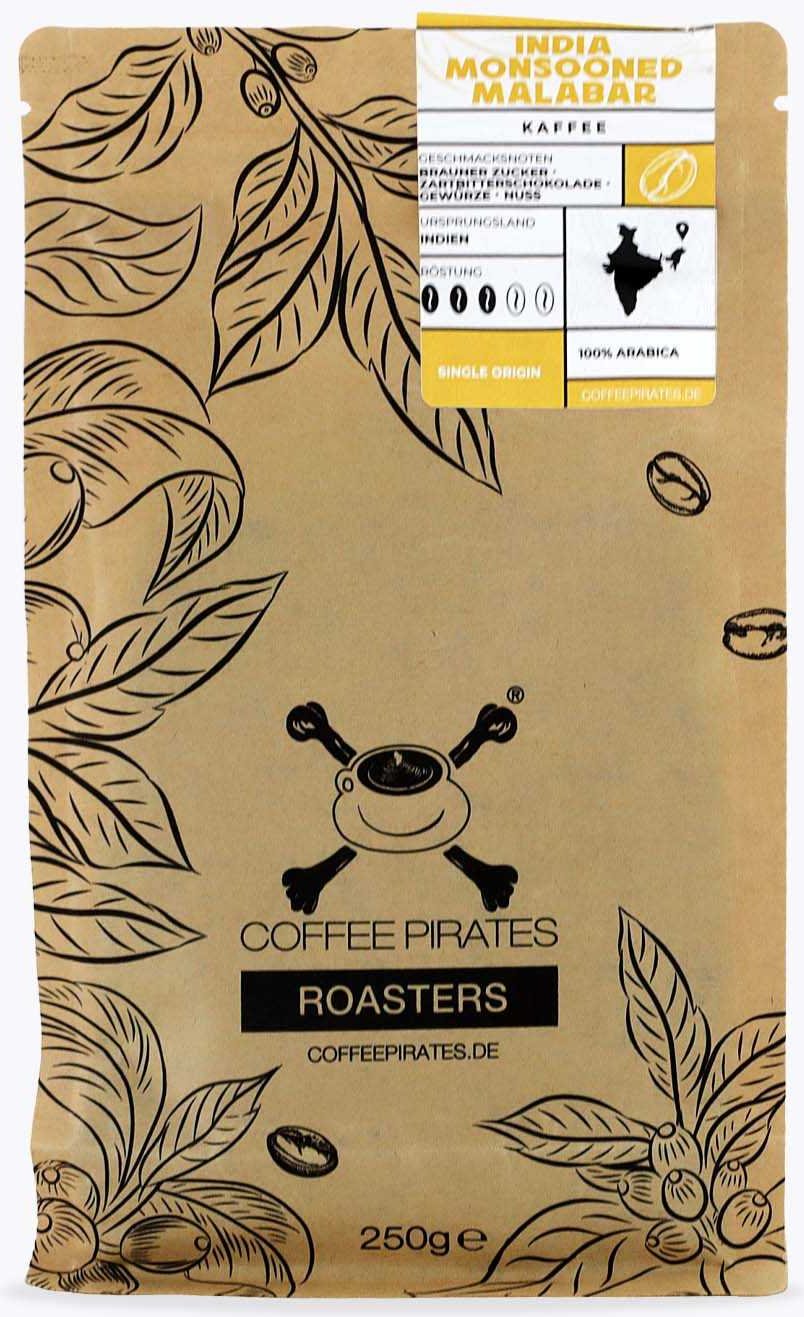 Coffee Pirates India Monsooned Malabar 250g