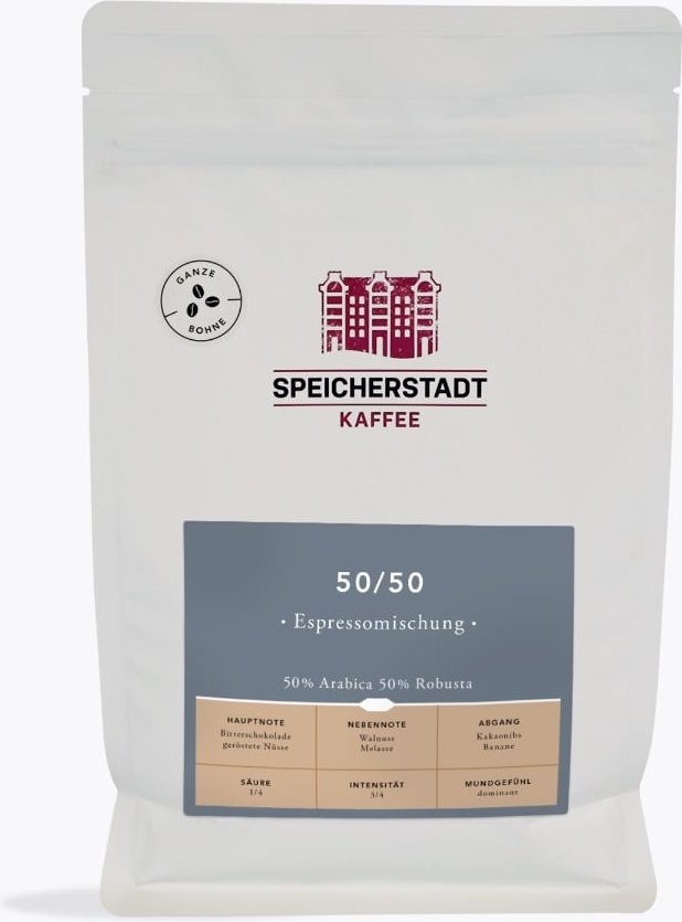 Speicherstadt 50/50 Espressomischung 500g