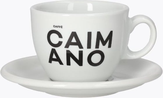 Caffè Caimano Cappuccinotasse mit Untertasse