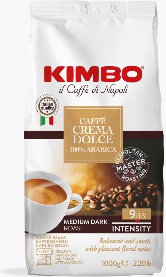 Kimbo Caffé Crema Dolce 100% Arabica 1kg
