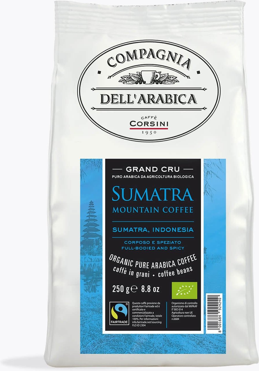 Caffè Corsini Sumatra Indonesia Organic Agr. and Fairtrade 250g