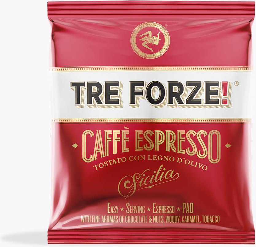 TRE FORZE! Caffè Espresso 50 E.S.E.-pads