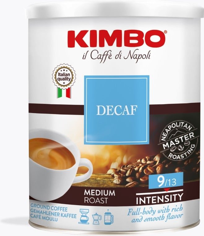 Kimbo Decaf 250g Dose gemahlen