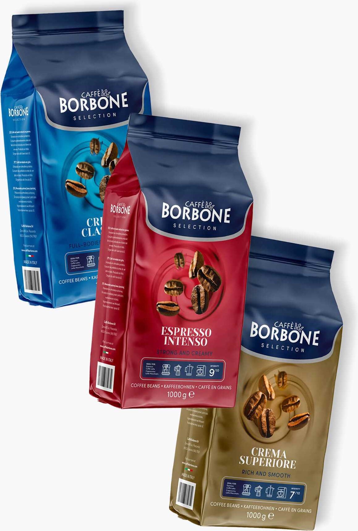 Caffè Borbone Selection Probierpaket 3 x 1kg