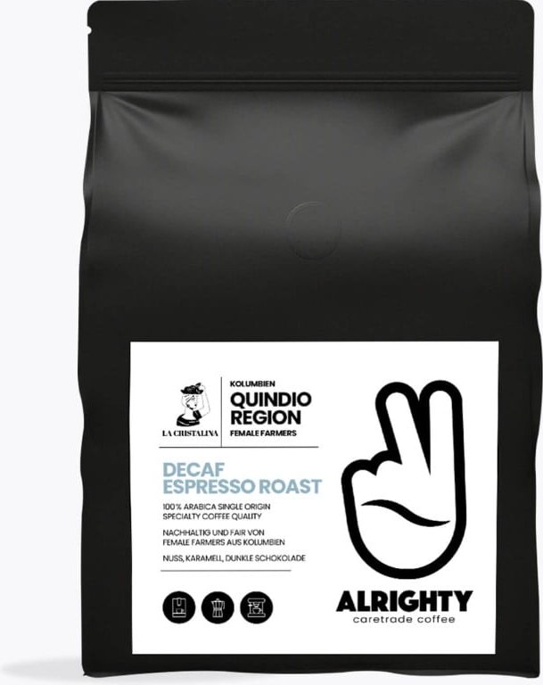 Alrighty Kolumbien Decaf Espresso 250g
