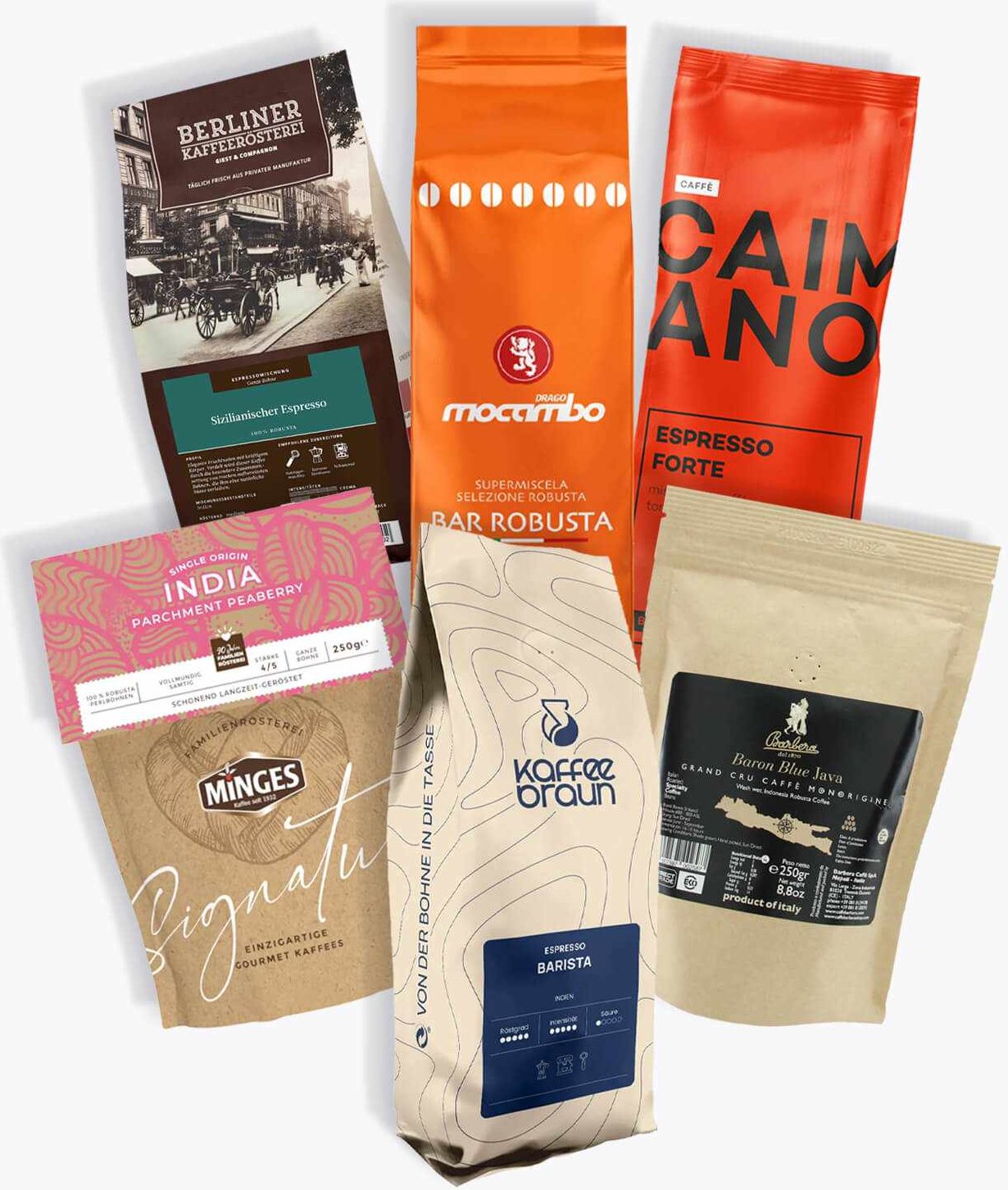 Robusta Kaffee - Probierpaket 1,5kg