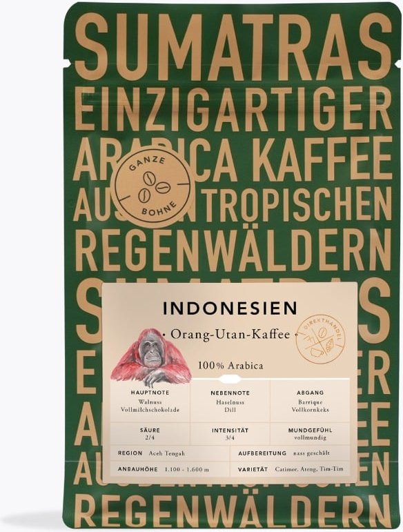 Speicherstadt Orang Utan Kaffee 250g