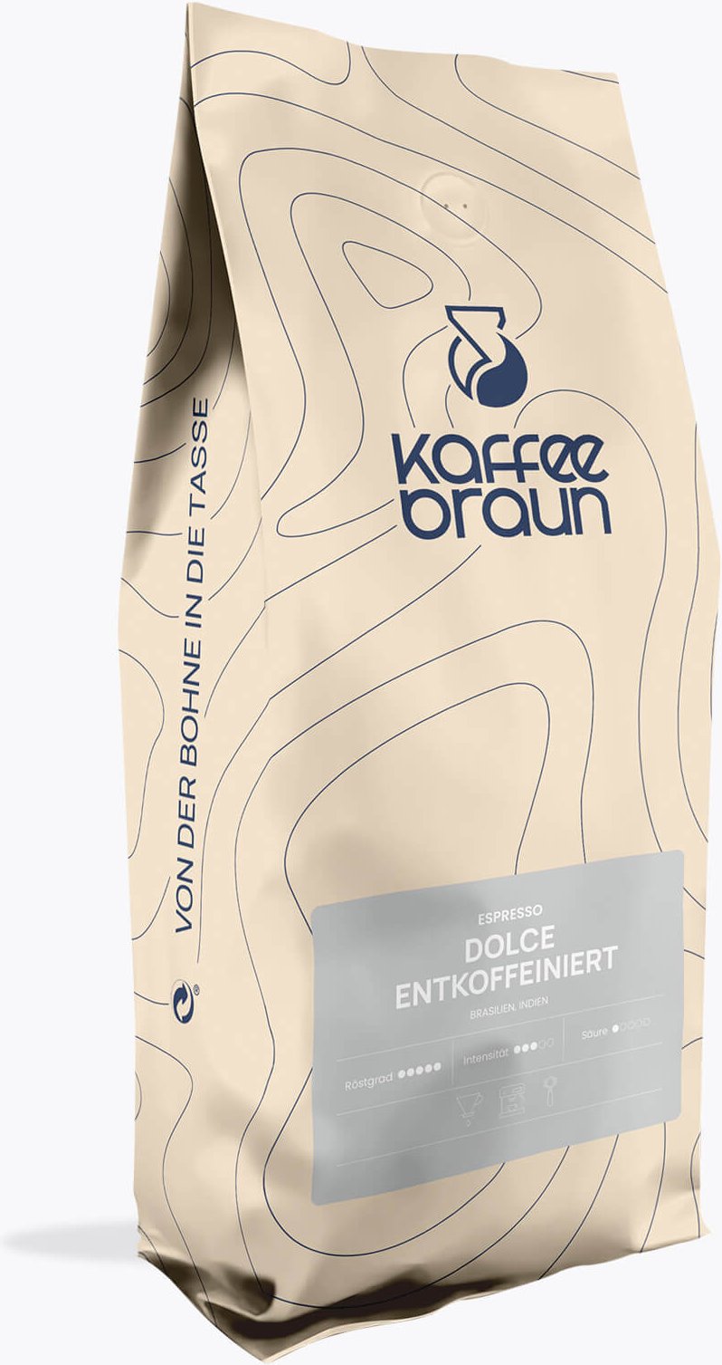 Thumbnail - Kaffee Braun Espresso Dolce entkoffeiniert 1kg