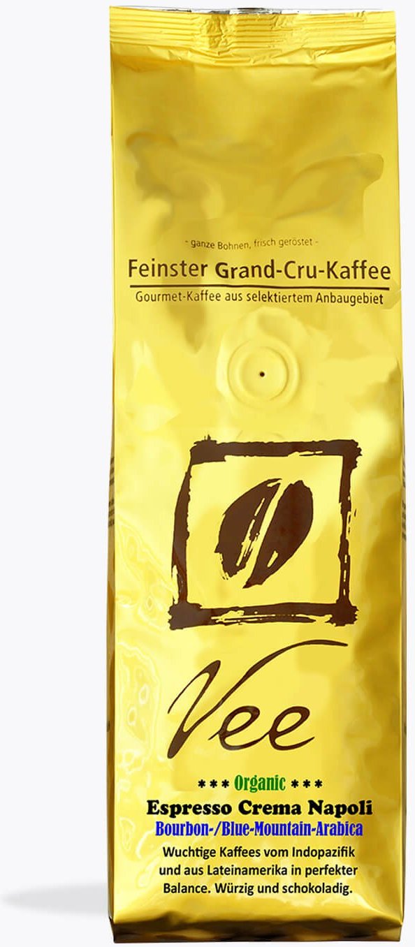 Vee's Organic Espresso Crema Napoli 250g
