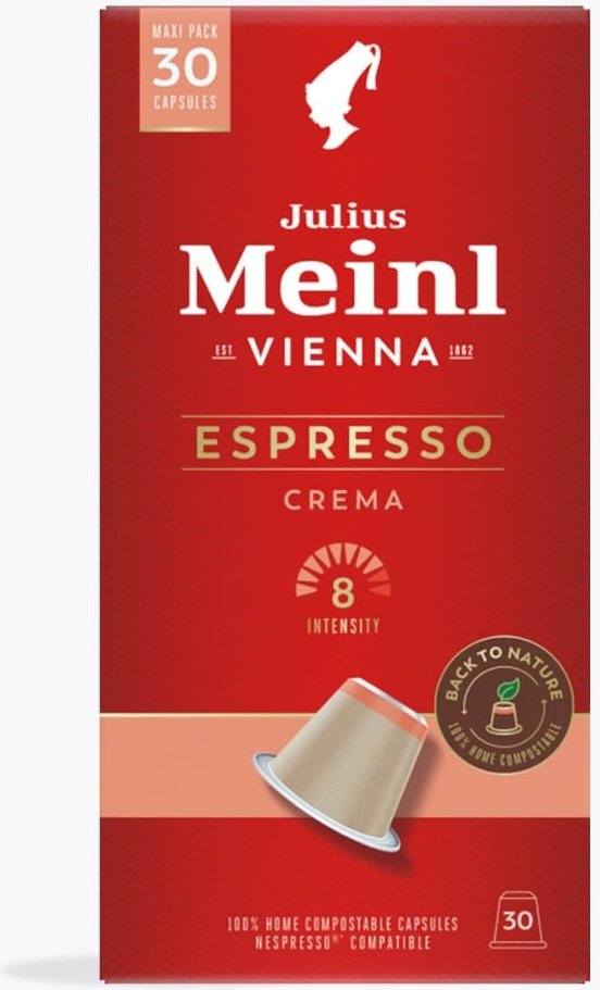 Julius Meinl Inspresso Espresso Crema 30 Kapseln Nespresso® kompatibel