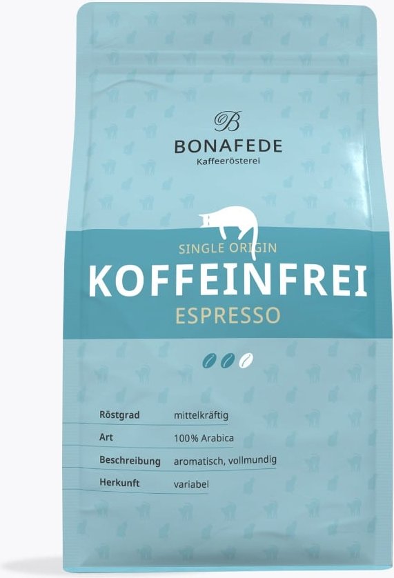 Bonafede Espresso Koffeinfrei 500g