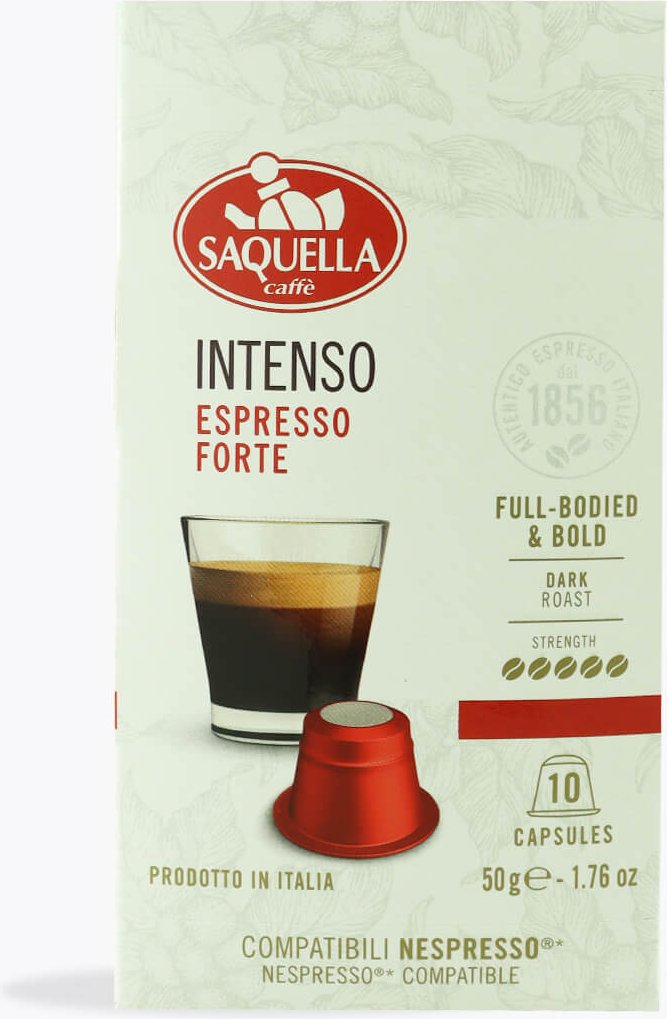 Saquella Bar ITALIA Intenso 10 Kapseln Nespresso® kompatibel