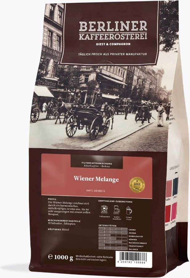 Berliner Kaffeerösterei Wiener Melange 1kg