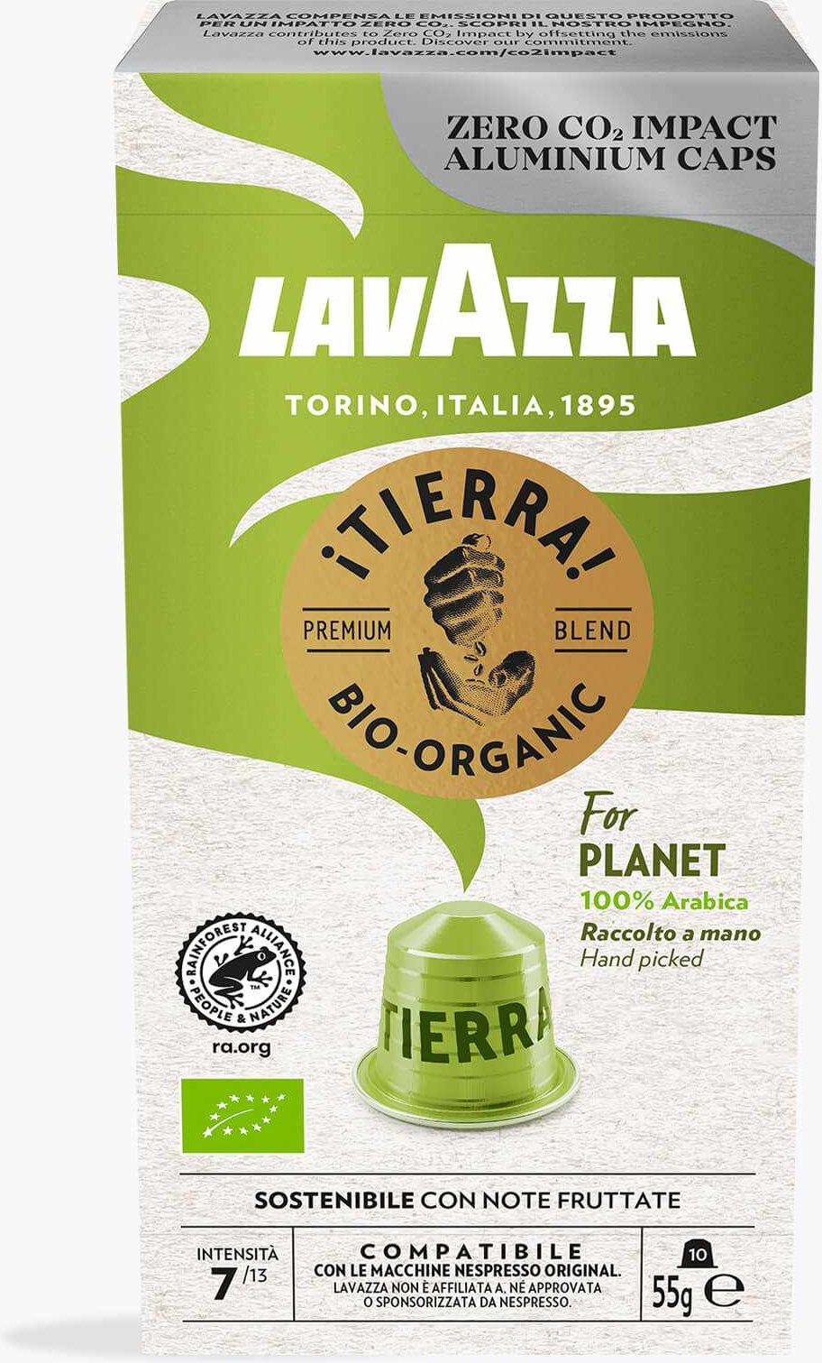 Lavazza Espresso Tierra For Planet Bio-Organic 10 Kapseln Nespresso® kompatibel