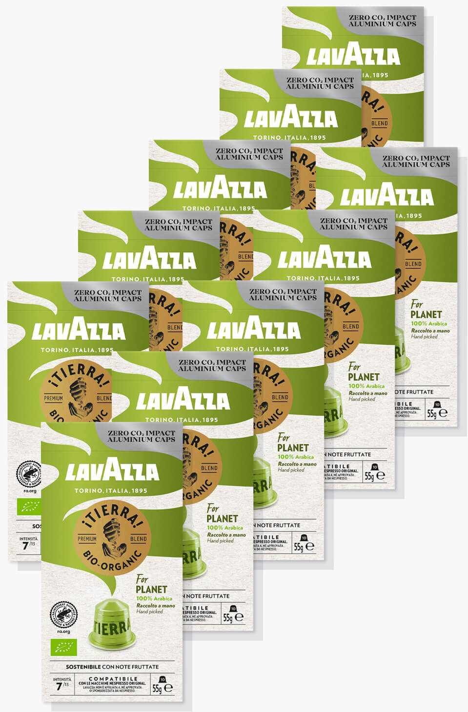 Lavazza Espresso Tierra For Planet Bio-Organic 100 Kapseln Nespresso® kompatibel