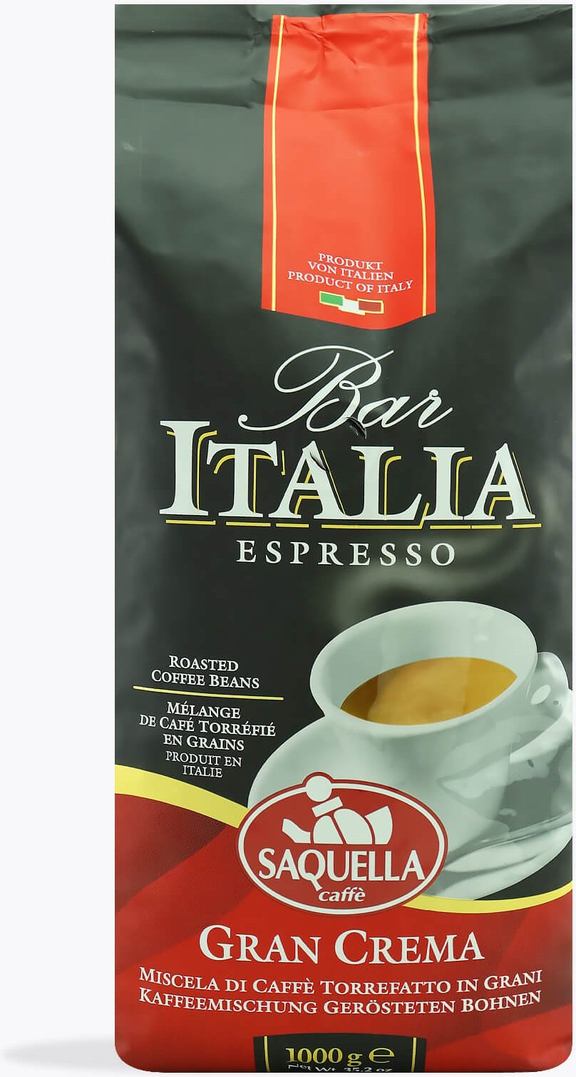 Saquella Bar Italia Espresso Gran Crema 1kg