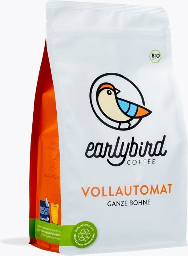 earlybird coffee Vollautomat Bio 500g