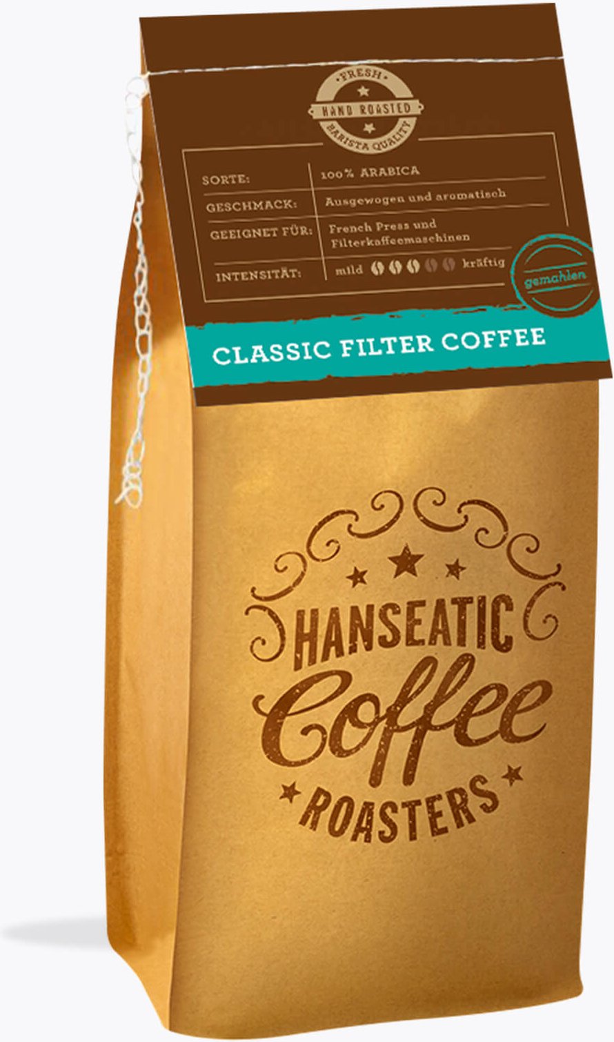 Hanseatic Coffee Roasters Classic Filter Coffee 1kg