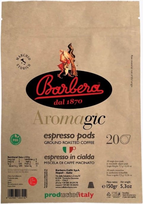 Barbera Aromagic 20 E.S.E. Pads