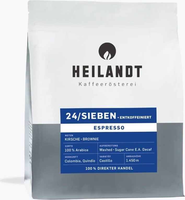 Heilandt 24/Sieben Entkoffeiniert 250g