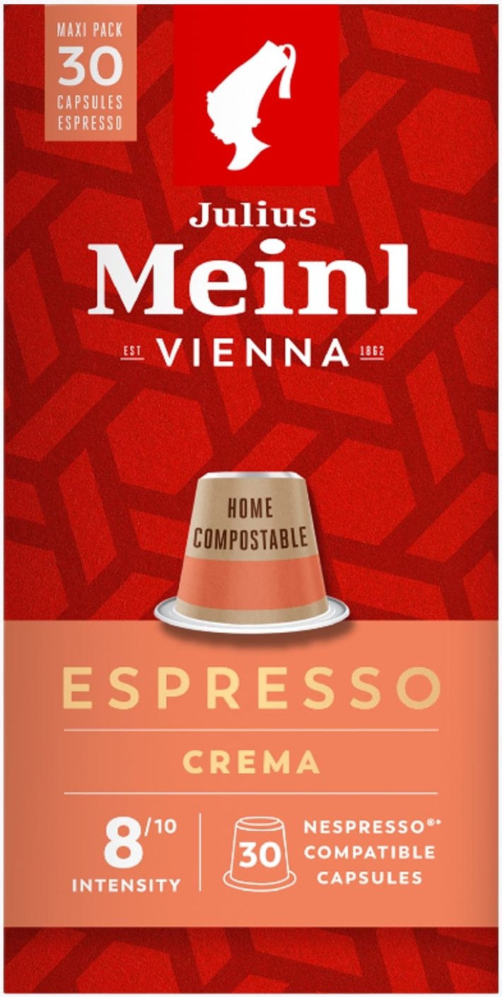 Julius Meinl Inspresso Espresso Crema 30 Kapseln Nespresso® kompatibel