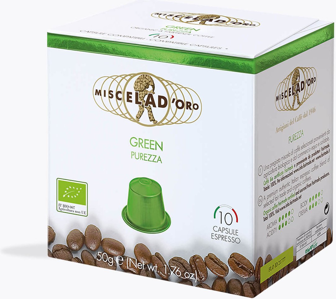 Miscela D'Oro Green Bio 10 Kapseln Nespresso® kompatibel