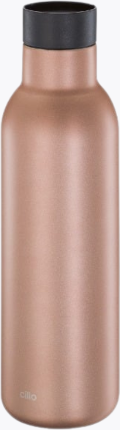 Cilio Isoliertrinkflasche DELUXE 450 ml Roségold matt