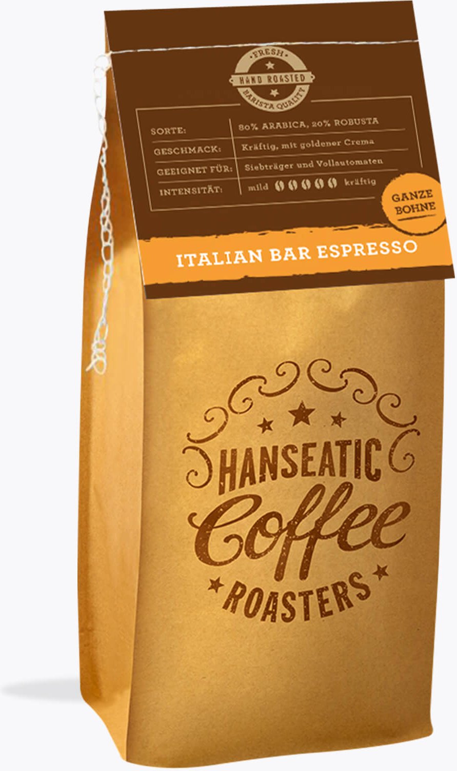 Hanseatic Coffee Roasters Italian Bar Espresso 1kg