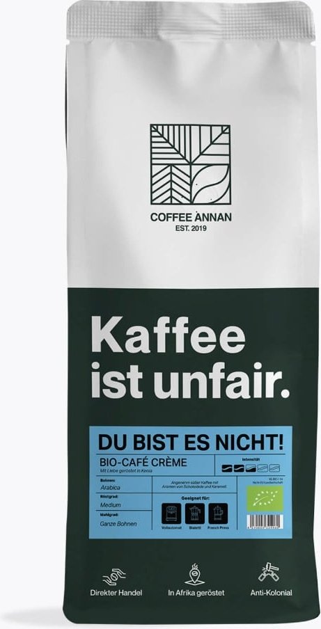 Coffee Annan Bio-Café Créme 1kg