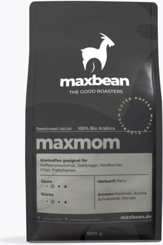 maxbean maxmom entkoffeiniert 500g