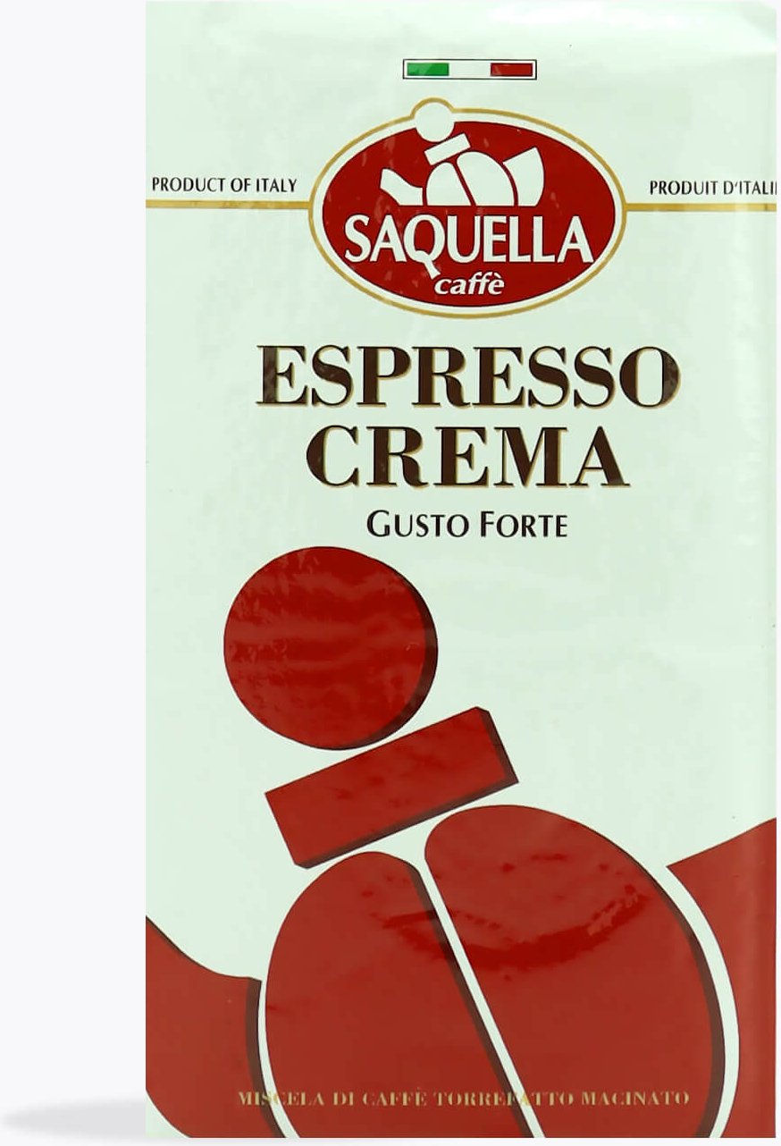 Saquella Espresso Crema gemahlen 250g