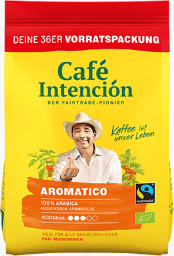 Café Intención Aromatico Bio 36 Pads Senseo® kompatibel