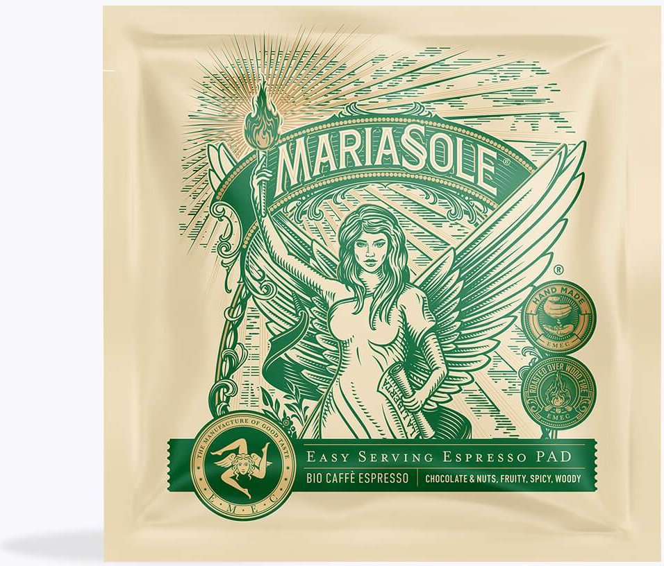 MariaSole Caffè Espresso Bio 50 E.S.E.-pads