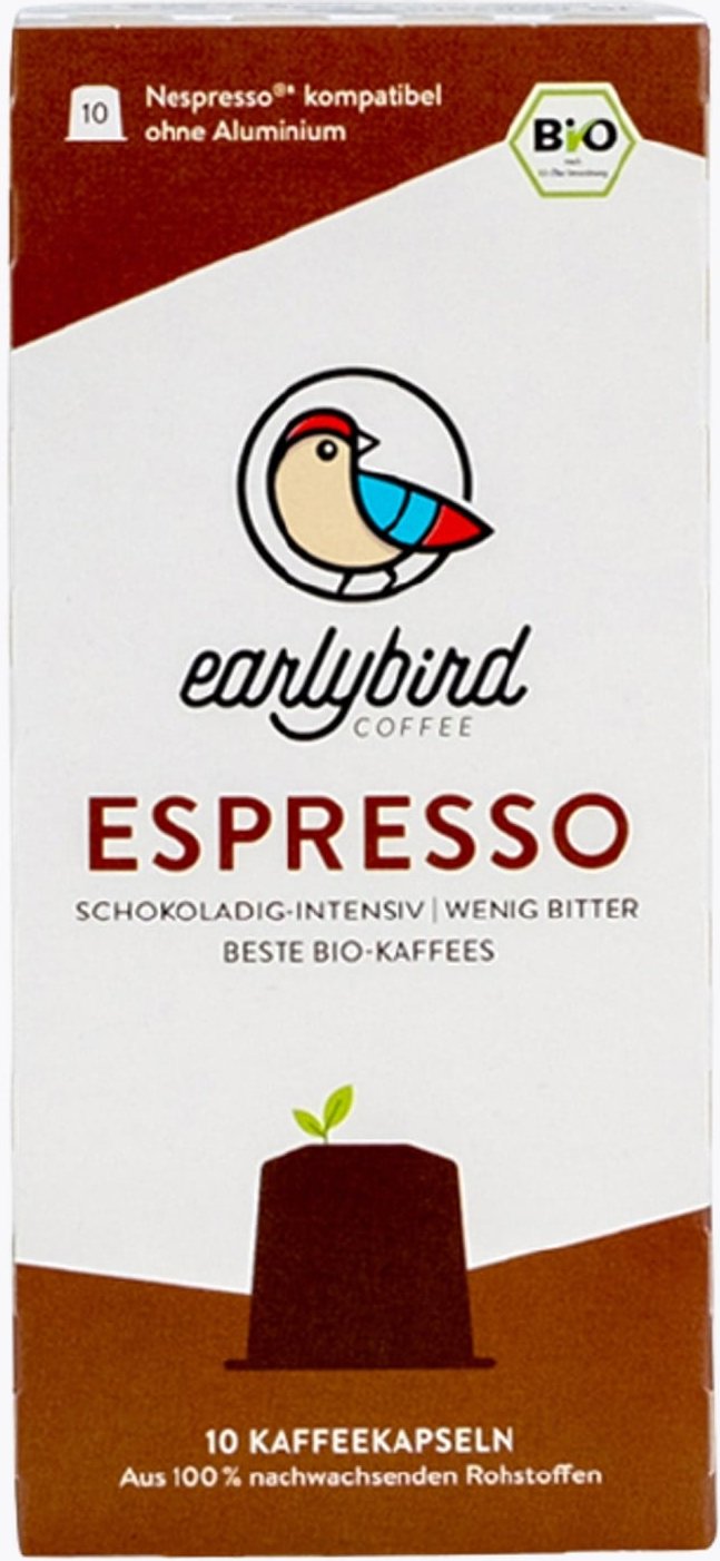 Thumbnail - earlybird coffee Espresso Bio 10 Kapseln Nespresso® kompatibel