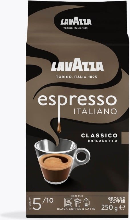 Lavazza Caffè Espresso 100% Arabica gemahlen 250g