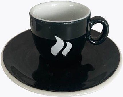 roastmarket Espressotasse Schwarz