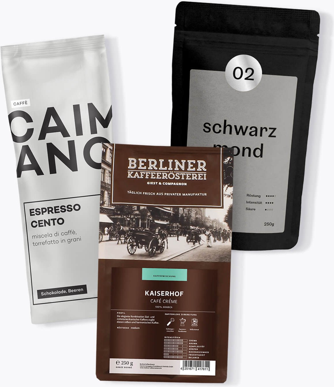 100% Arabica Espresso - Probierpaket 750g