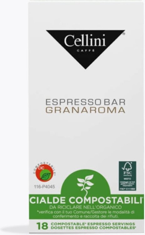 Cellini Espresso Bar Granaroma 18 E.S.E. Pads